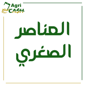 العناصر الصغرى